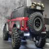 H-TECH RC CNC Aluminum Metal Rear Bumper & LED Light Kit for Traxxas TRX4 Ford New 2021 Bronco 1/10 Accessories, Gold view 2