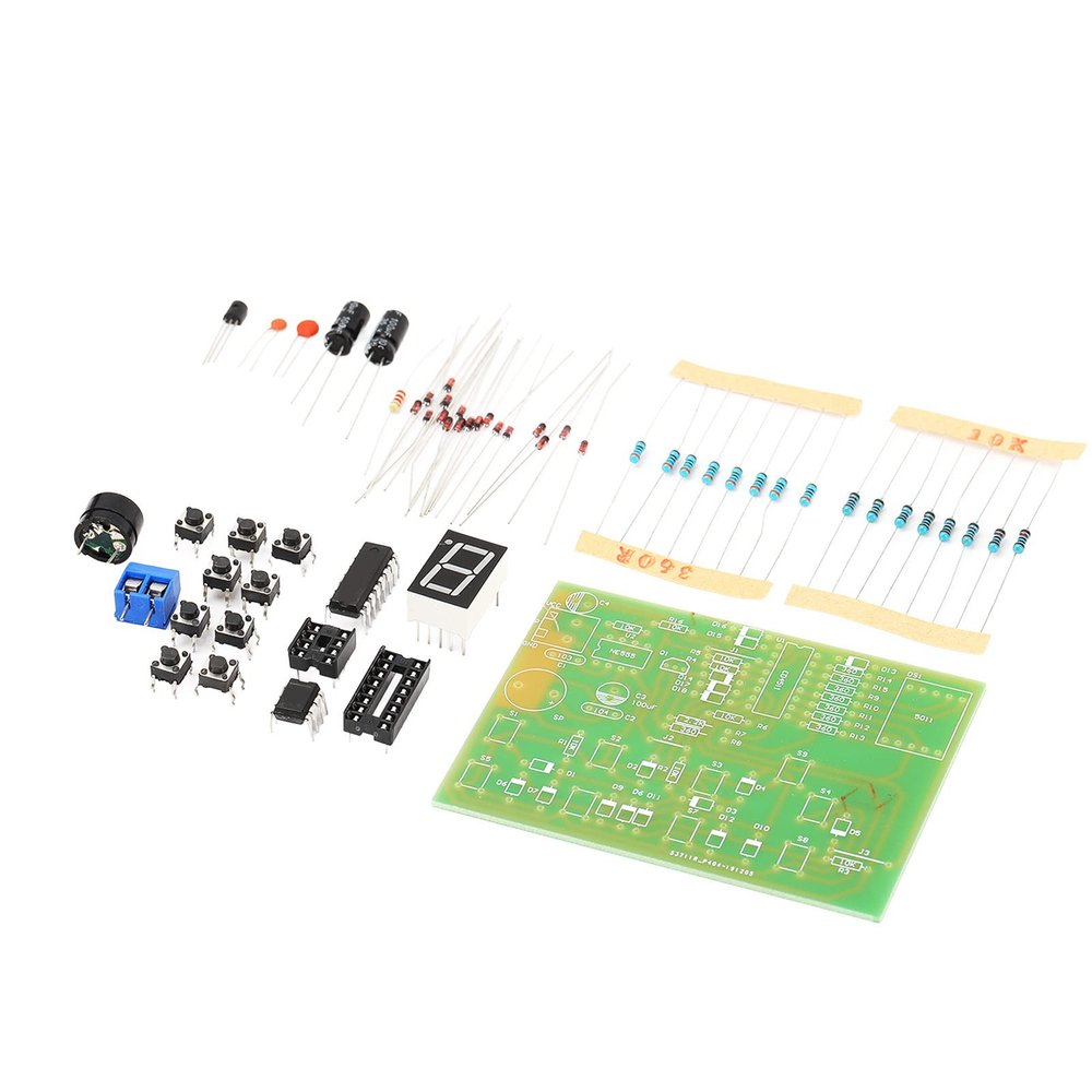 CD4511 Electronic DIY Kit, Digital Answerer Experiment Kit, Reasonable Circuit Fine Workmanship Simple Operation Plastic Material Answerer Training Kit for Competition