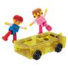 PicassoTiles Mini Magnetic Tiles Expansion Car Truck and Figures Play Set, Kids Building Magnet Bricks STEM & Learning Toys, Magnetic Add-ons, Car Toys, Toddler Preschool 3 years and up boys and girls view 1