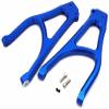 for Traxxas 1/10 E-Revo 2.0 VXL 8633 8634 Aluminum Rear Lower Suspension Arms L+R Blue view 1
