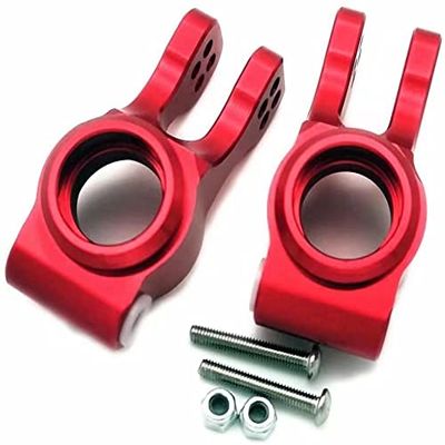 for Arrma 1/10 Seton AR330374 Aluminum Rear Hubs Red