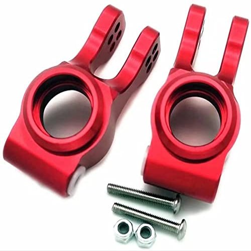 for Arrma 1/10 Seton AR330374 Aluminum Rear Hubs Red