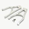 for Traxxas 1/10 E-Revo 2.0 VXL 8633 8634 Aluminum Rear Lower Suspension Arms L+R Silver view 2
