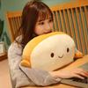 17Toast Bread Pillow Funny Food Plush Toy Pillows Small Cute Stuffed Plush Toast Sofa Pillow for Kids Adults Gift Home Bed Room Decor (Toast Bread,Golden)  view 3