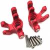 for LOSI 1/8 LMT Solid AXLE 4WD LOS244004 LOS244005 Aluminum Front Knuckle Arm Spindle Set Red view 2