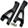 for Arrma 1/10 Seton AR330371 Aluminum Front Upper Suspension Arms Black view 1