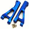 for Arrma 1/10 Seton AR330371 Aluminum Front Upper Suspension Arms Blue view 1