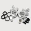 for Traxxas 1/5 XMAXX X-Maxx 6S 8S 7737 Aluminum Front Steering Blocks L+R Silver view 1