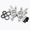 for Traxxas 1/5 XMAXX X-Maxx 6S 8S 7737 Aluminum Front Steering Blocks L+R Silver view 2