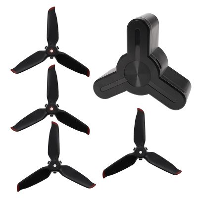 Micro Traders 2 Pairs 5328S Propellers with Propeller Storage Case Compatible with DJI FPV Combo Drone Accessories 5328S Propellers Blades with Anti-Fall Protection Box