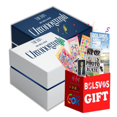 VICTON - Chronograph [Full Set ver.] (3rd Album) 2Albums+Pre Order Limited Benefits+BolsVos K-POP eBook (28p),3EA BolsVos Stickers for Toploader, Photocards