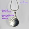 Basketball Necklace for men over 15 great basketball chain or basketball necklace women over 15 years makes great basketball jewelry or basketball pendant and basketball accessories womens basketball view 2