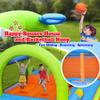WELLFUNTIME Inflatable Jumping Castle with Blower, and Bouncy House with Double Slide with Basketball Ring, Jumping Area for 3 Kids view 4