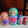 KKNH Matryoshka Cute Russian Matryoshka Dolls 10 Pieces Handmade Wooden Nesting Dolls Toys Home Decoration Blessing Gift view 3