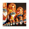 KKNH Matryoshka Matryoshka Handmade Wooden Traditional Russian Nesting Dolls 10-Piece Set of Children's Toys Home Decoration Blessing Gift view 3
