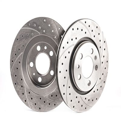 rear ventilated sport brake discs compatible with LEXUS RC_C1_ 2014 2015 2016-2271GT diameter 310mm holes 5