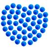 48 Pieces Popper Refill Balls,Dark Blue 1.2 Inch Soft Foam Balls Refill Popper Soft Balls for Popper Refills view 1