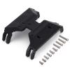 CNC Aluminum Transmission Base Gearbox Mount for RC Car Crawler Axial Capra 1.9 Unlimited Upgrade Parts - 1 Set Black view 2