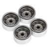 Negative Offset 3mm Metal 1.9" Beadlock Wheel Rim Hub for 1/10 RC Crawler Car Axial SCX10 90046 Traxxas TRX4 D90-4Pc Gray view 3