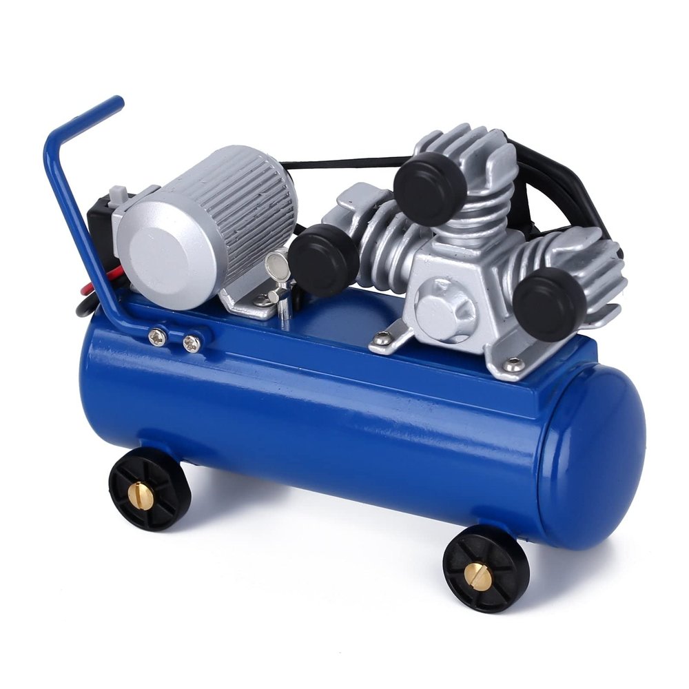 102 * 36 * 70mm Mini Simulation Air Compressor Decoration for 1/10 Scale RC Crawler Car Traxxas TRX4 Axial SCX10 Redcat Gen8-1 Set Blue