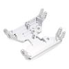 CNC Aluminum Transmission Base Gearbox Mount for RC Car Crawler Axial Capra 1.9 Unlimited Upgrade Parts - 1 Set Silver view 4