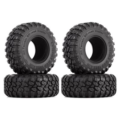 118 * 44mm 2.2" Rubber Wheel Tires for 1:10 RC Crawler Car Traxxas TRX4 TRX6 Axial SCX10 90046-4Pc Set