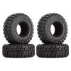 118 * 44mm 2.2" Rubber Wheel Tires for 1:10 RC Crawler Car Traxxas TRX4 TRX6 Axial SCX10 90046-4Pc Set view 1