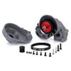3.2mm Gear Belt Drive Transmission Complete Gearbox for 1/10 RC Crawler Car Axial SCX10 SCX10 II 90046 Upgrade Parts - 1 Set Gray view 1