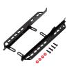 Rock Sliders Metal Pedal For 1/6 RC Crawler Car Axial SCX6 Jeep JLU Wrangler Upgrade Parts - 2Pc Black view 1