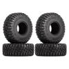 120 * 44mm 4PCS 1.9" Rubber Mud Wheel Tires for 1:10 RC Crawler Car Axial SCX10 SCX10 III AXI03007 Traxxas TRX4 Redcat Gen8-4Pc Set view 1