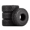 120 * 44mm 4PCS 1.9" Rubber Mud Wheel Tires for 1:10 RC Crawler Car Axial SCX10 SCX10 III AXI03007 Traxxas TRX4 Redcat Gen8-4Pc Set view 2