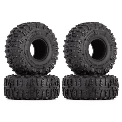 Super Large 122 * 48mm 1.9" Rubber Wheel Tires for 1:10 RC Rock Buggy Crawler Car Traxxas TRX4 Axial SCX10 90046-4Pc Set