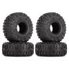 Super Large 122 * 48mm 1.9" Rubber Wheel Tires for 1:10 RC Rock Buggy Crawler Car Traxxas TRX4 Axial SCX10 90046-4Pc Set view 1
