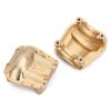 Brass Axle Diff Cover For 1/6 RC Crawler Car Axial SCX6 Jeep JLU Wrangler Upgrade Parts - 2Pc Set view 1