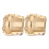 Brass Axle Diff Cover For 1/6 RC Crawler Car Axial SCX6 Jeep JLU Wrangler Upgrade Parts - 2Pc Set view 3