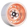Negative Offset 3mm Metal 1.9" Beadlock Wheel Rim Hub for 1/10 RC Crawler Car Axial SCX10 90046 Traxxas TRX4 D90-4Pc Gold view 3