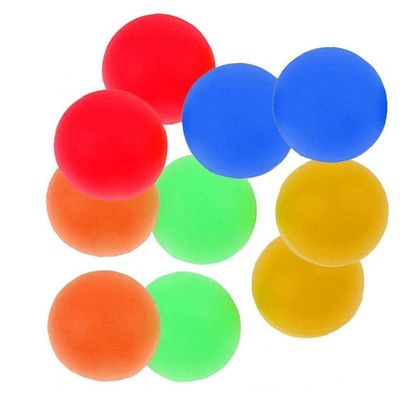 Froiny 10 Pcs Beach Balls Lightweight PVC Beach Paddle Balls Replacement Accessories for Outdoor Activities Lawn Backyard