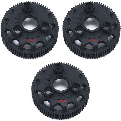 Slash 2wd, Drag Slash, Rustler, Stampede, Bandit, VXL XL-5 (3pcs) 4676 76-Tooth (48-Pitch) Spur Gear