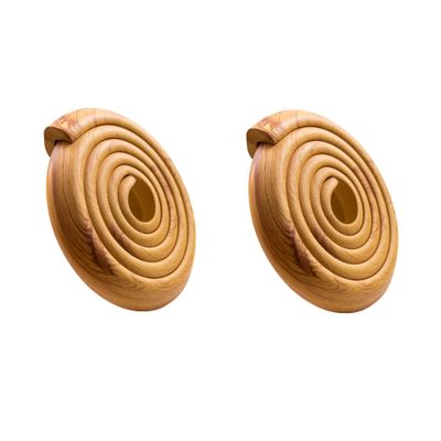 2 Pack I 6.5ft Wood Grain Look Table Edge Protector Corner Guards Child Toddler Bumper Strip Baby Proofing Wooden Furniture Without Color Distractions
