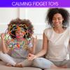 ArtCreativity Expandable Breathing Ball Pack of 2, Hoberman Sphere for Kids & Adults, Stress Reliever Fidget Toy for Yoga Anxiety Relaxation Autistic Children, Party Favor for Boys & Girls (6"-12") view 3