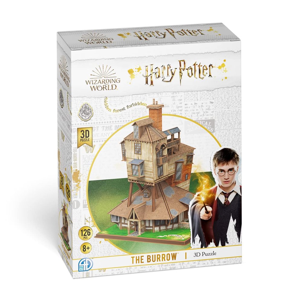 4D Cityscape Harry Potter 3D Paper Puzzles (The Burrow)