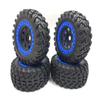 Blue Beadlock Rings Rally onroad Race Shore 4x4truck Hex 17mm beadlock Wheels/Rims and Tires 4pcs for 1/7 1/8 TRAXXAS UDR hobao 8SC ARRMA Mojave FS Atom kyosho XXL hsp redcat view 3