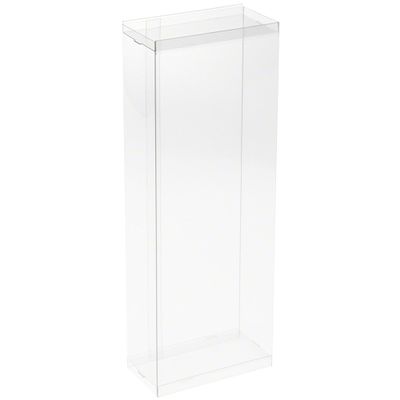 DollSafe Clear Folding Display Box for Large 11-12.5 inch Dolls and Action Figures, 5" W x 2.5" D x 13" H, Pack of 5