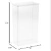 DollSafe Clear Folding Display Box for Large 11-12.5 inch Dolls and Action Figures, 5" W x 2.5" D x 13" H, Pack of 5 view 4