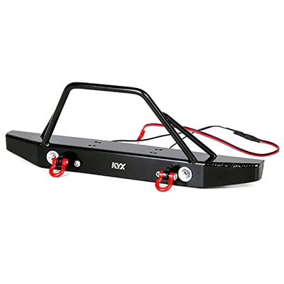 KYX Racing Metal Front Bumper Upgrades Parts Accessories for 1/6 RC Crawler Car SCX6 AXI05000