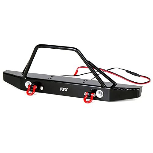 KYX Racing Metal Front Bumper Upgrades Parts Accessories for 1/6 RC Crawler Car SCX6 AXI05000