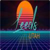 Leeds Utah 4 X 2.25-Inch Vinyl Decal Stiker Retro Neon Design view 1
