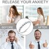 XIAOLIU 925 Sterling Silver Anti Anxiety Ring for Women Men Anxiety Relief Ring Fidget Spinner Ring with Beads (6) view 2