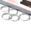 XIAOLIU 925 Sterling Silver Anti Anxiety Ring for Women Men Anxiety Relief Ring Fidget Spinner Ring with Beads (6) view 4