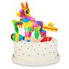 15 Pcs Fiesta Cupcake Topper Mexican Theme Cake Decoration Cactus Piata Taco Party Decorations with Wooden Sand Hammer and Foam Chili Decorations for Mexican Fiesta Party Baby Shower(Cute Style) view 1